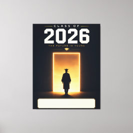 Impressão Em Tela Presente Personalizado com Nome para Formatura da