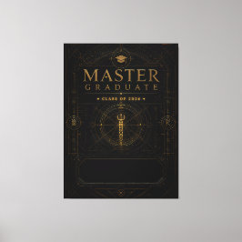 Impressão Em Tela Presente Personalizado Mestre Graduado 2026