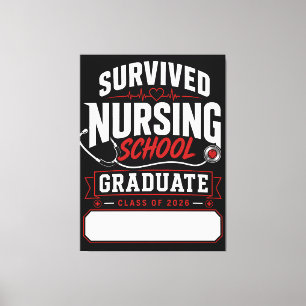 Impressão Em Tela Presente Personalizado para Graduada da Escola de