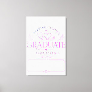 Impressão Em Tela Presente Personalizado para Graduada de Enfermagem