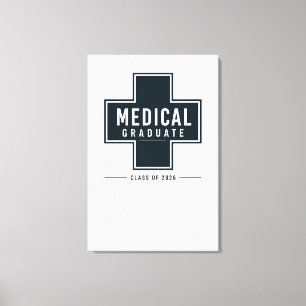 Impressão Em Tela Presente Personalizado para Graduado em Medicina 2