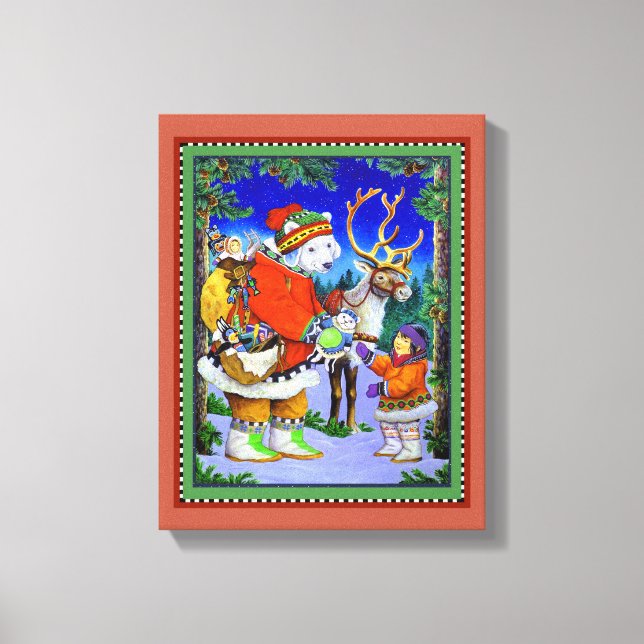 Impressão Em Tela Presente Polarbear (Frente)