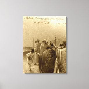 Impressão Em Tela Presentes da cena da natividade para o Natal