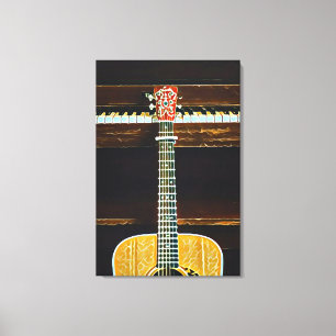 Impressão Em Tela Presentes de amantes de guitarra