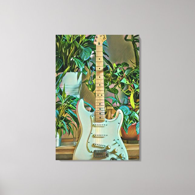 Impressão Em Tela Presentes guitarristas (Frente)