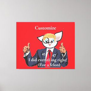 Impressão Em Tela Presidente Criminoso Thunder_Cove