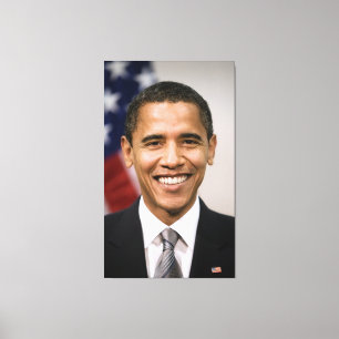 Impressão Em Tela Presidente eleito dos EUA Barack Obama