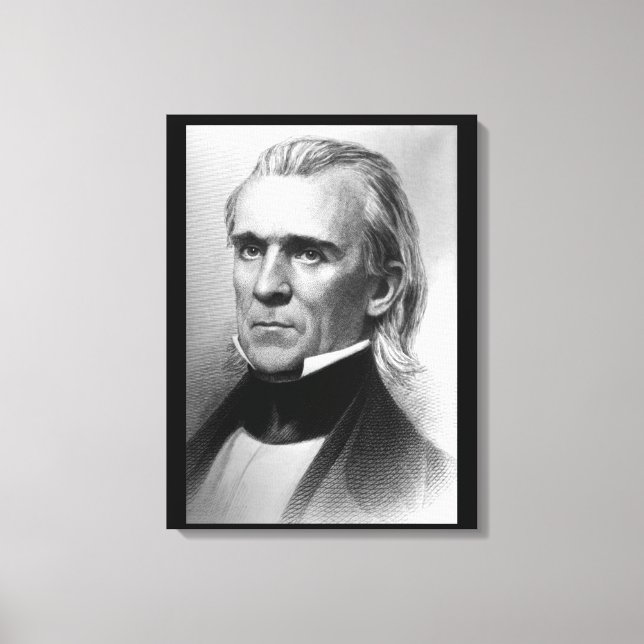 Impressão Em Tela Presidente James K. Polk, c_America Grows_Image (Frente)