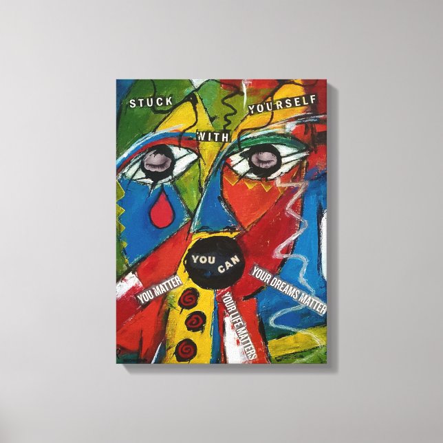 Impressão Em Tela Preso (Frente)