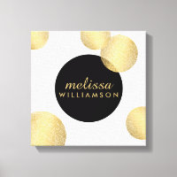 Preto e Dourado Glamor e Beleza Personalizados