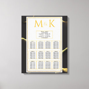 Impressão Em Tela Preto e Ouro 💡 Óleo de tinta Abstrato moderno