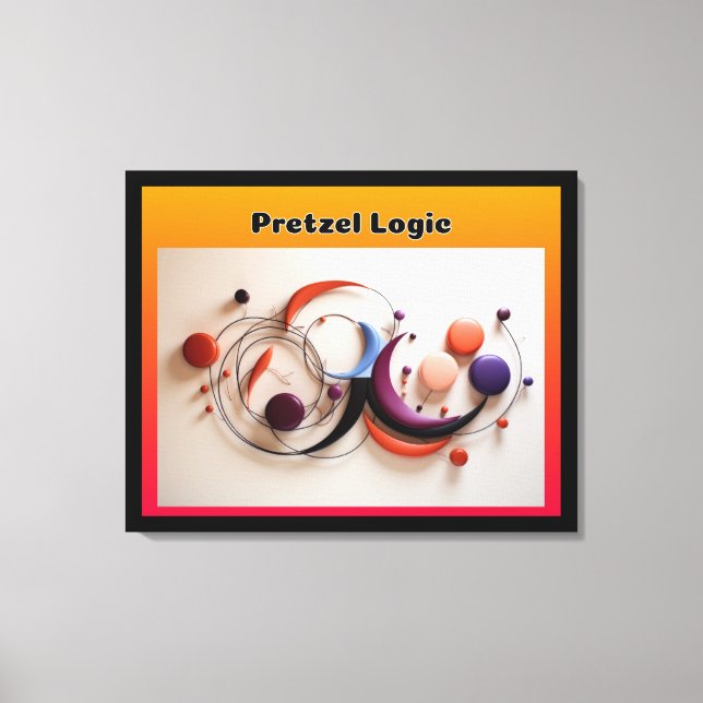 Impressão Em Tela Pretzel Logic (Frente)