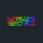 Impressão Em Tela Pride Glass<br><div class="desc">Obrigado por checar minha design. Siga minha arte no Instagram @MRNStudios ou ko-fi.com/MRNStudios</div>