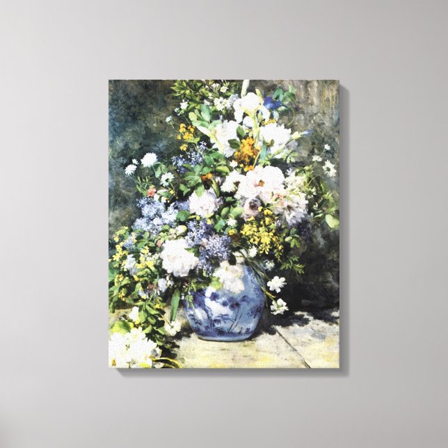 Impressão Em Tela "Primavera Buquê" de Renoir (Frente)