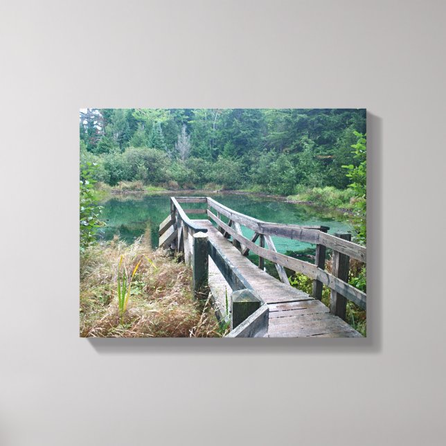 Impressão Em Tela Primavera da União - Porcupine Mountain Wilderness (Frente)