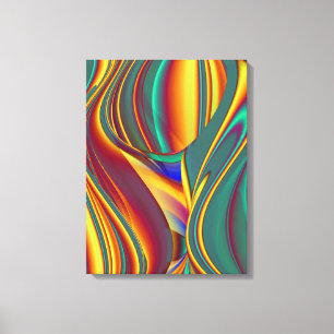 Impressão Em Tela Primavera Verão Outono Flores Magia