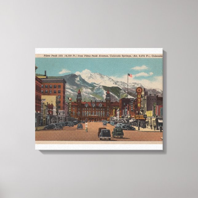 Impressão Em Tela Primaveras do Colorado, CO (Frente)
