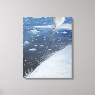 Impressão Em Tela Primeiro Aeronaut do capitão Scott a Antártica. 