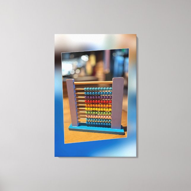 Impressão Em Tela Primeiro computador Abacus (Frente)
