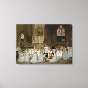 Impressão Em Tela Primeiro comunhão, 1867