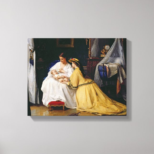 Impressão Em Tela Primeiro Nascer, 1863 (Frente)