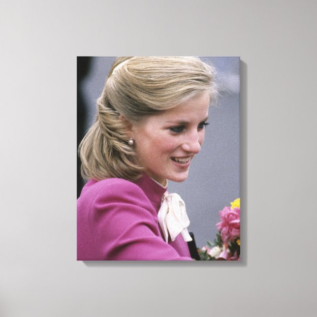 Impressão Em Tela Princesa Diana Ealing 1984 (Frente)