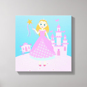 Impressão Em Tela Princesa Festa de aniversário