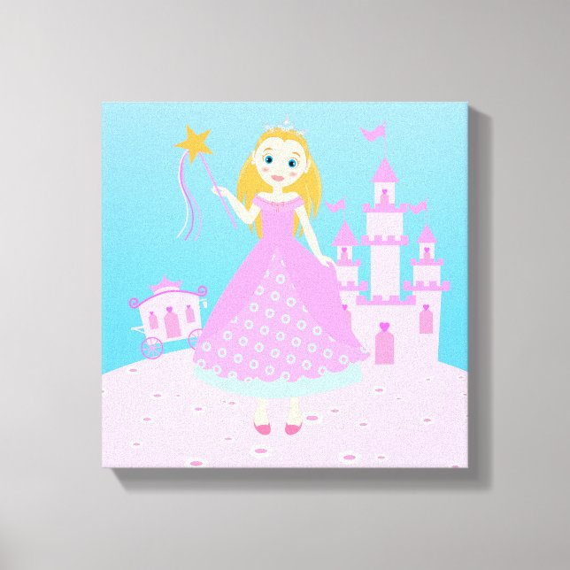Impressão Em Tela Princesa Festa de aniversário (Frente)