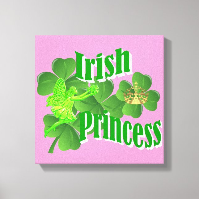 Impressão Em Tela Princesa irlandesa (Frente)