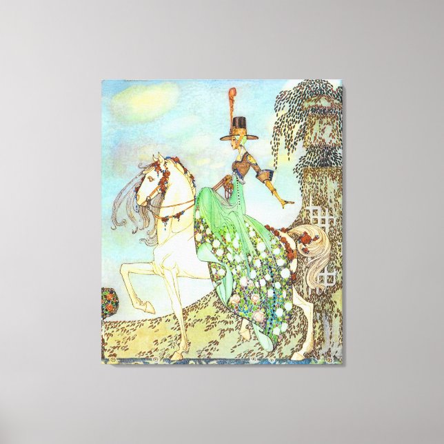 Impressão Em Tela Princesa Minette Kay Nielsen Fine Art (Frente)