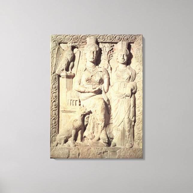 Impressão Em Tela Princesa Zenobia e uma companheira feminina (Frente)