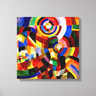 Impressão Em Tela Prisioneiros elétricos por Sonia Delaunay Abstrato