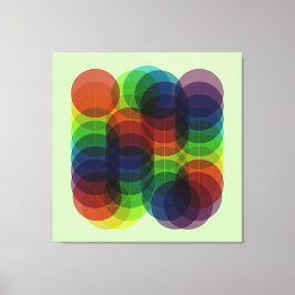 Impressão Em Tela Prism Path Green