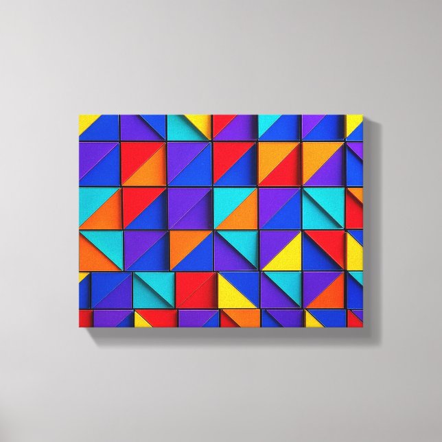 Impressão Em Tela Prism Tile (Frente)