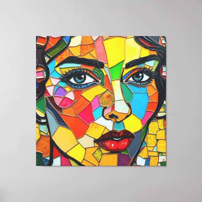 Impressão Em Tela "Prismara" - Fragmentos da Chama (Frente)