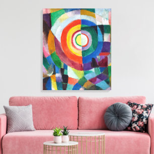 Impressão Em Tela Prismas Elétricos No. 41 Sonia Delaunay
