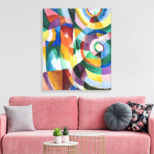 Impressão Em Tela Prismas Elétricos Sonia Delaunay