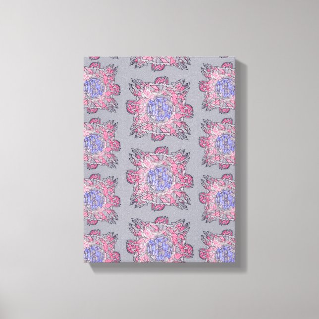 Impressão Em Tela Prismatic Current: Abstract Flow Art (Frente)