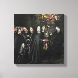 Impressão Em Tela Procissão de St. Clare com o Eucaristia
