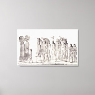 Impressão Em Tela Procissão festiva do Tecunas, 'dos viagens mim