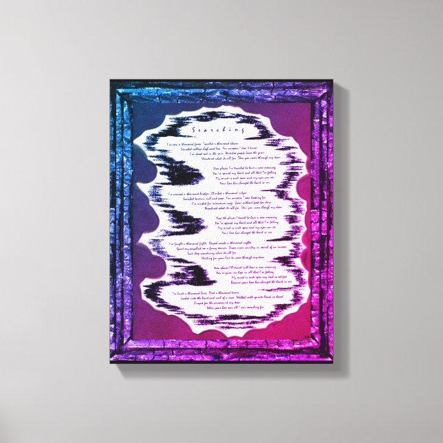 Impressão Em Tela Procurando (Frente)