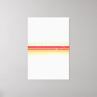 Impressão Em Tela PROFESSOR DE BIOLOGIA Funny Job Profissão de Títul