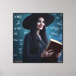Impressão Em Tela Professora de Ciências Testemunhas - Sala de aula