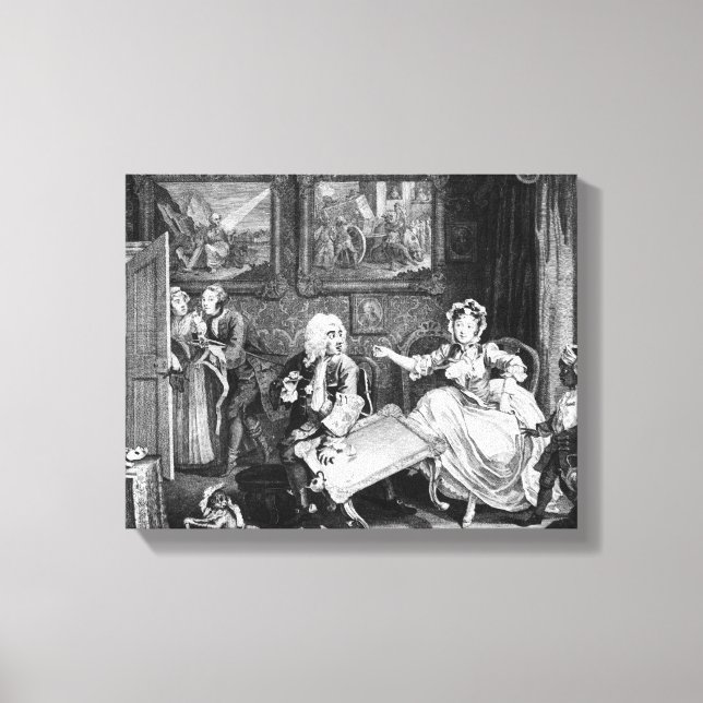 Impressão Em Tela Progresso de Harlot, prato II, Quarrels (Frente)