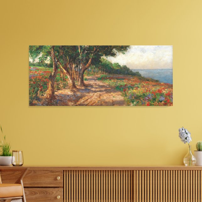 Impressão Em Tela Promenade em Euxinograd com revestimento de Elm (Insitu(Sala de estar))