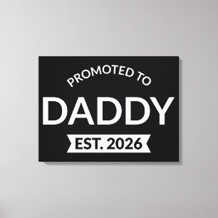 Impressão Em Tela Promovido a Papai Est. 2026 II