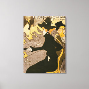 Impressão Em Tela Propaganda de poster "Le Divã Japonais", 1892