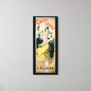 Impressão Em Tela Propaganda de poster "Lhara Creme de Cacau", Digon