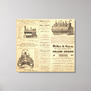 Impressão Em Tela Propagandas do óleo de New York