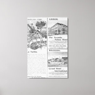 Impressão Em Tela Propagandas para o restaurante de Turbie do La,